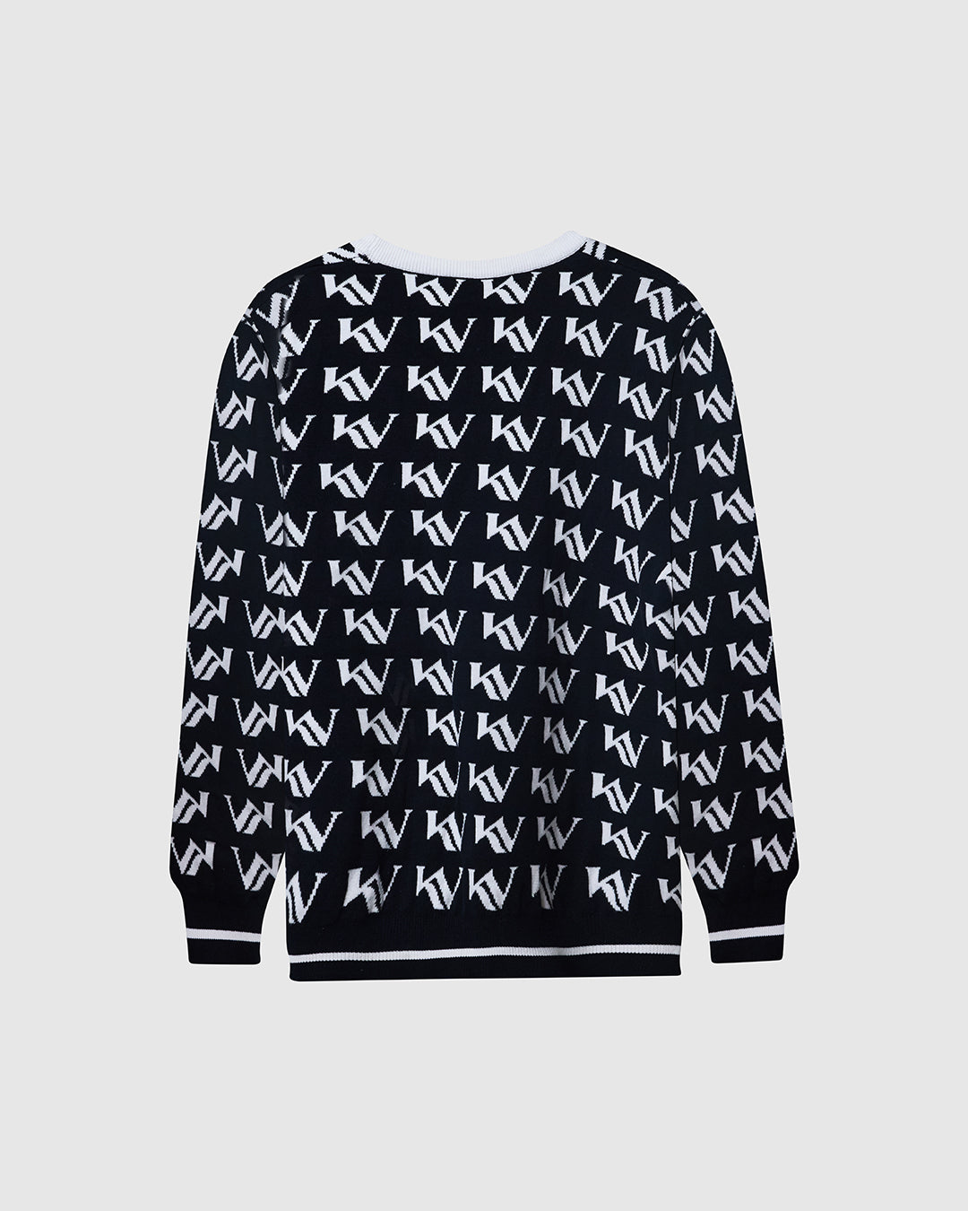 Koi Veloure Pattern Streetwear Sweater – Trendy Knit Pullover USA